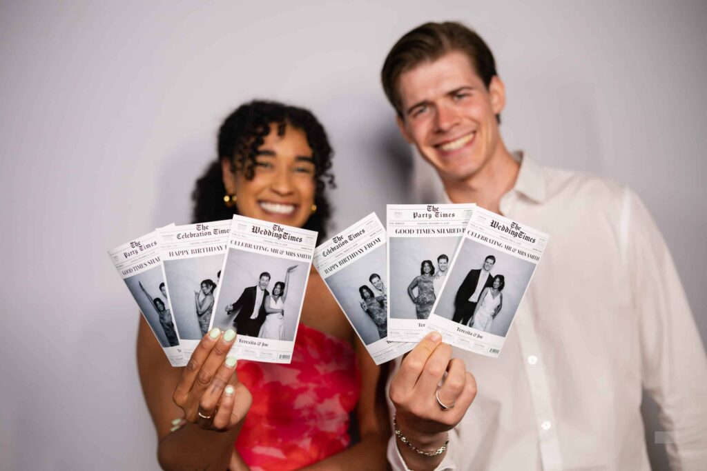 Glam Booth at a party or corporate event, designed for stylish photo opportunities.