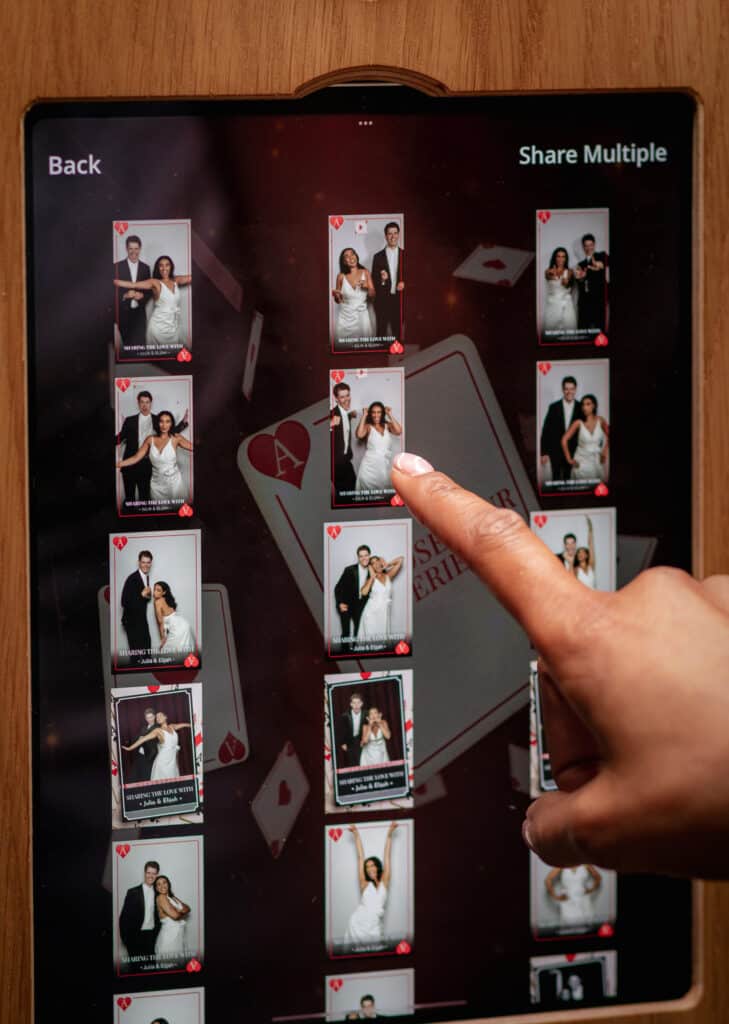 Wedding GIF Booth capturing animated photo moments for guests.