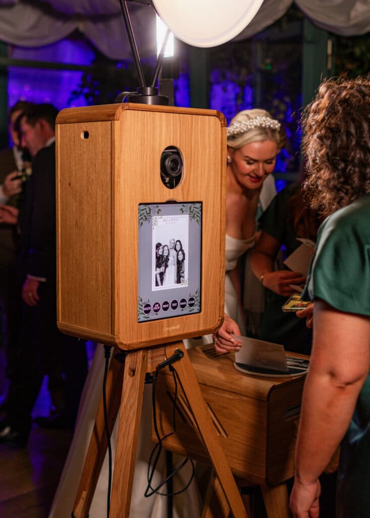 Ladies and gents having fun posing for photos at a Wedding Event