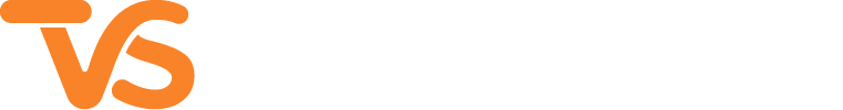 The Vibe Snap Logo - Horizontal - White