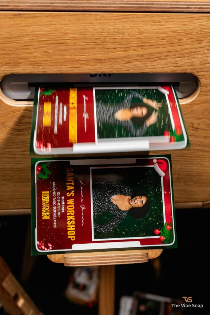 Santas Workshop ID from DNP printer