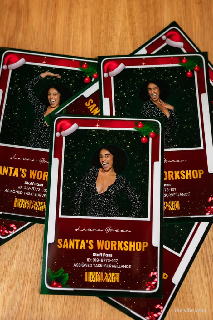 Red Santas Workshop ID of young woman