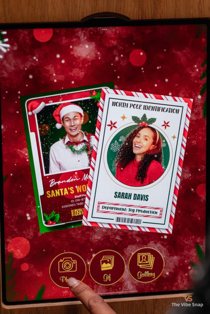 Santas Workshop ID start screen