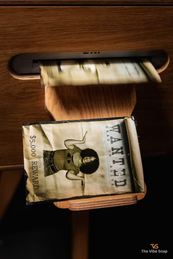 The Wild West Experience - Printed 4x6 wanted poster