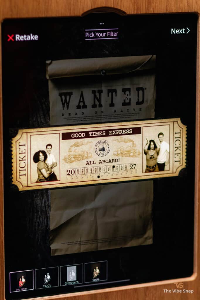 The Wild West Experience - Train Ticket photo output