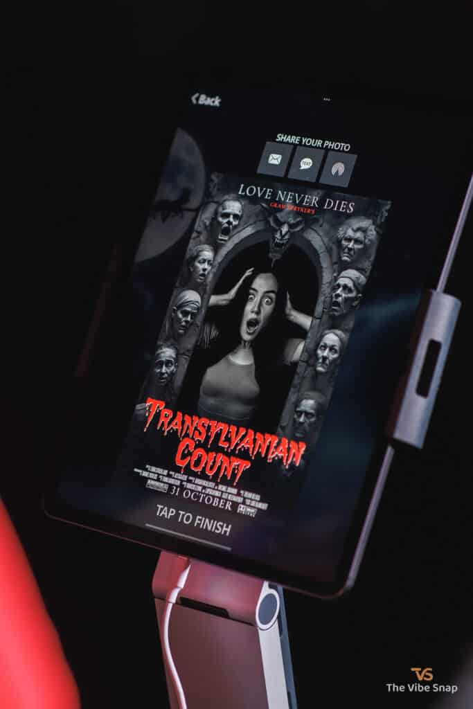 Transylvanian Count movie poster on the sharing station