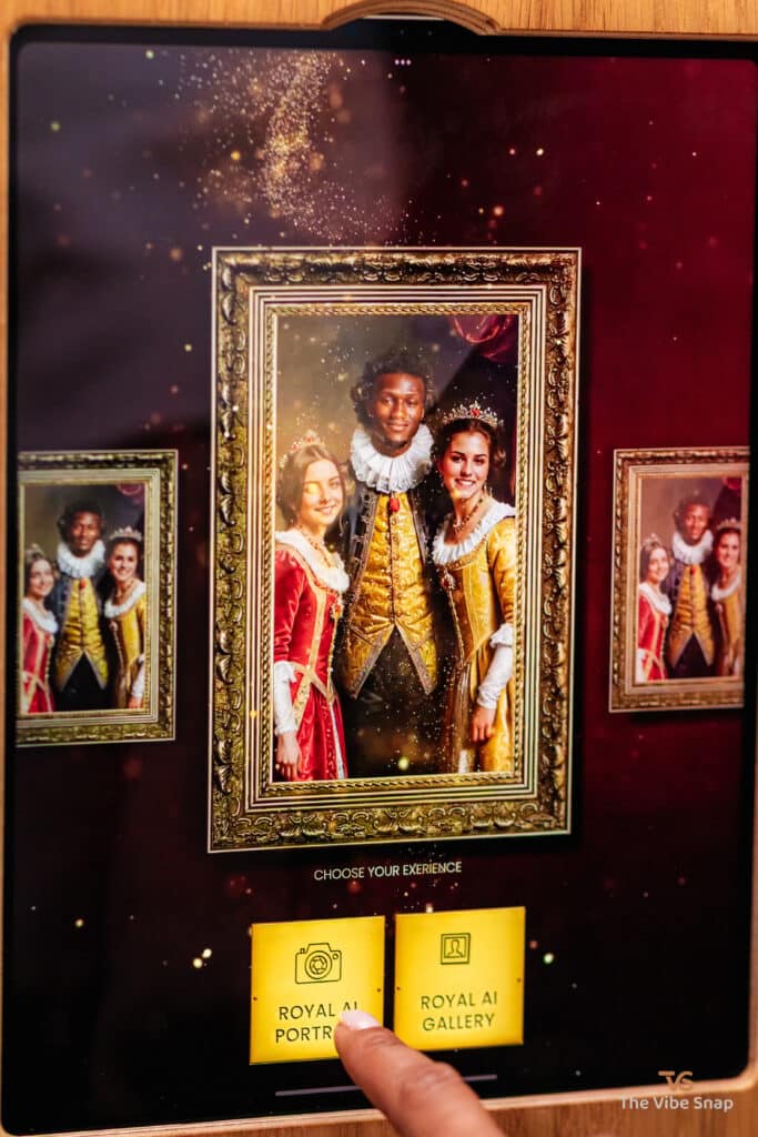 Royal AI Portrait - Start screen